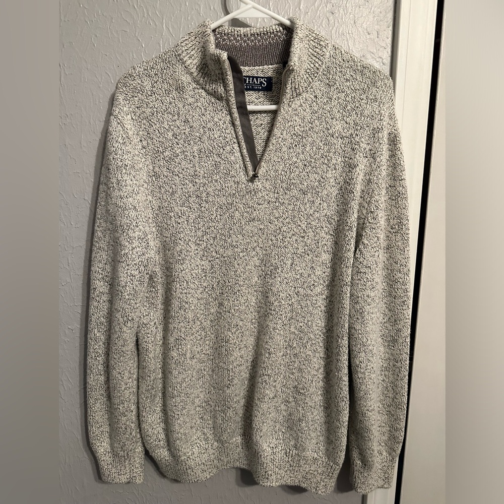 Chaps Quarter Zip Pullover